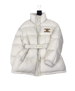 Celine Down Jacket Polyester White
