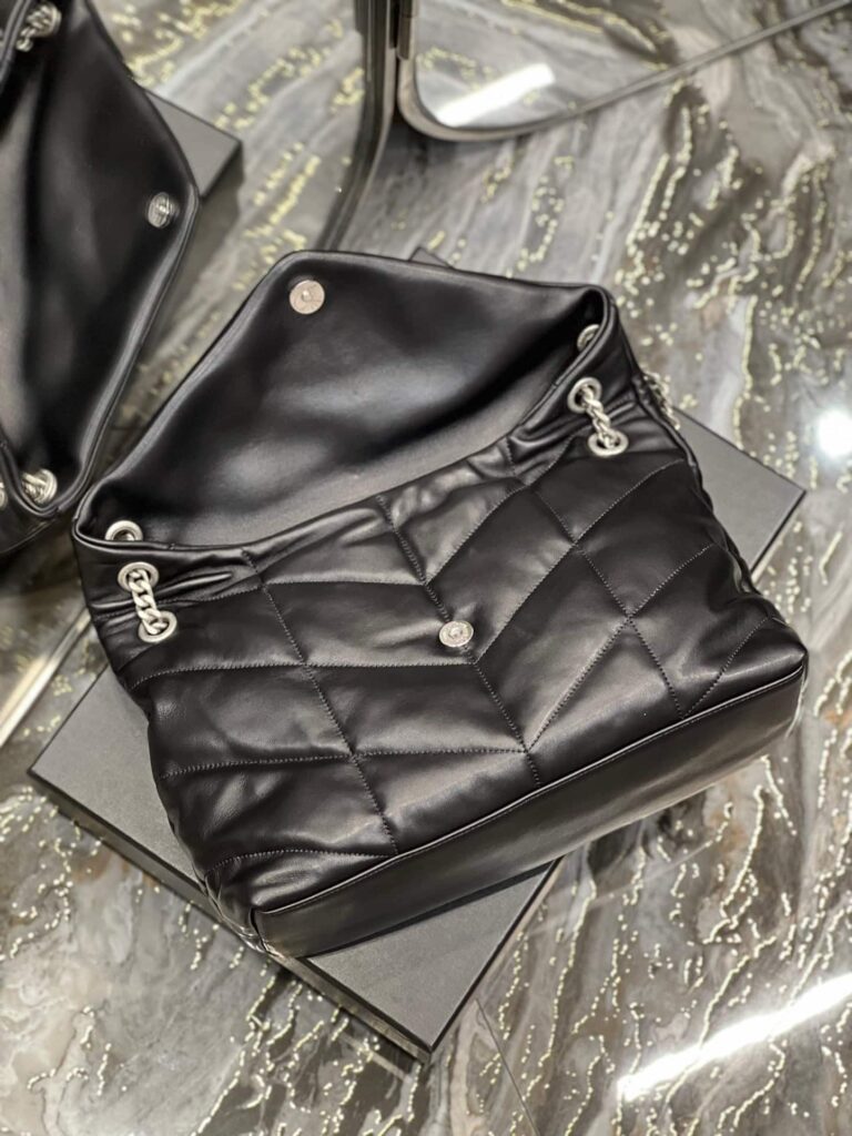 Saint Laurent Puffer Medium Chain Bag In Quilted Lambskin 5774751El001000 - Image 5