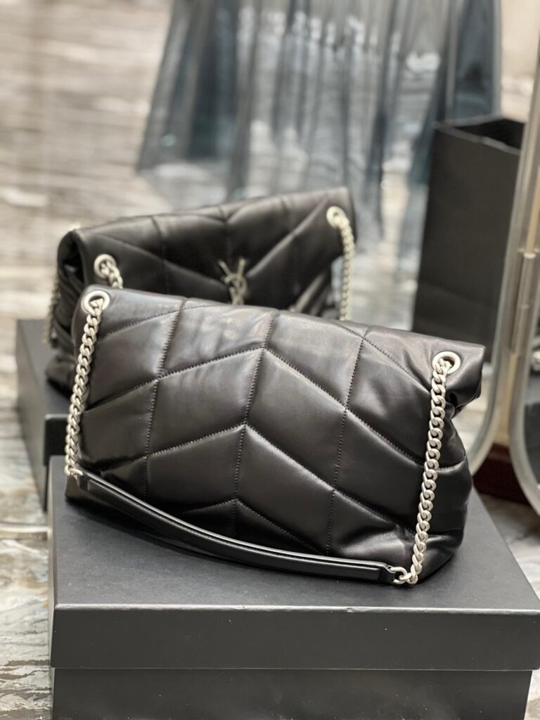 Saint Laurent Puffer Medium Chain Bag In Quilted Lambskin 5774751El001000 - Image 3