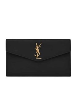 Saint Laurent Uptown Pouch In Grain De Poudre Embossed Leather 5657391Gf0J1000