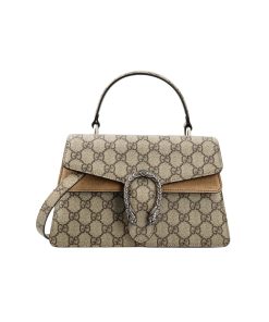Gucci Damen Dionysus Gg Canvas Top Handle Bag Brown 24Cm