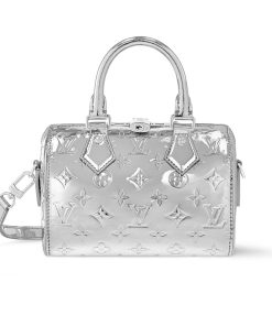Louis Vuitton Speedy Bandouli?re 20 Silver 20Cm M11987