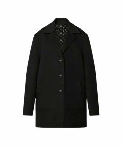 Louis Vuitton Reversible Monogram Jacquard Coat Black