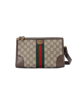 Gucci Ophidia Gg Messenger Bag Beige Ebony 25Cm 752581 96Iwt 8745