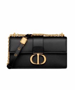 Dior 30 Montaigne East West Bag With Chain Black 21Cm M9334Uhel M900
