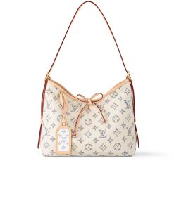 Louis Vuitton Carryall Pm Multicolor Beige 30Cm M24707