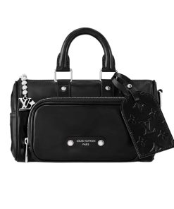 Louis Vuitton Lv Keepall Bags Monogram Black 25Cm M13988