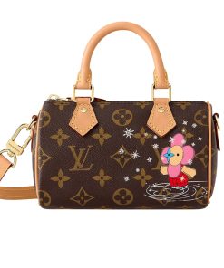 Louis Vuitton Lv Speedy Nano Xmas Animation 16Cm M82624