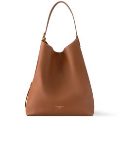 Louis Vuitton Low Key Hobo Bag With Gold Hardware In Cognac 32Cm M24974