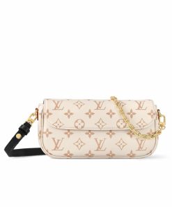 Louis Vuitton Wallet On Chain Ivy Monogram Canvas Cream 23Cm M83091