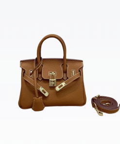 Hermes Birkin Mini Gold Hardware Epsom Brown 20Cm