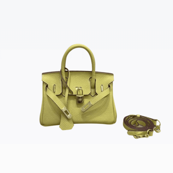Hermes Birkin Mini Gold Hardware Epsom Light Yellow 20Cm