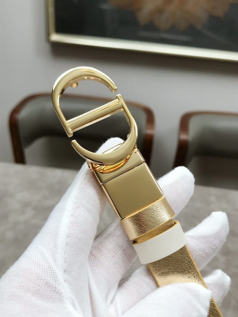 Dior 30 Montaigne Reversible Belt White 2Cm B0178Uwgb M01E - Image 4