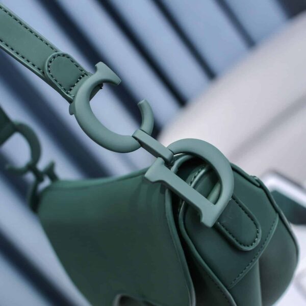 Dior Saddle Smooth Leather Dark Green - Image 8