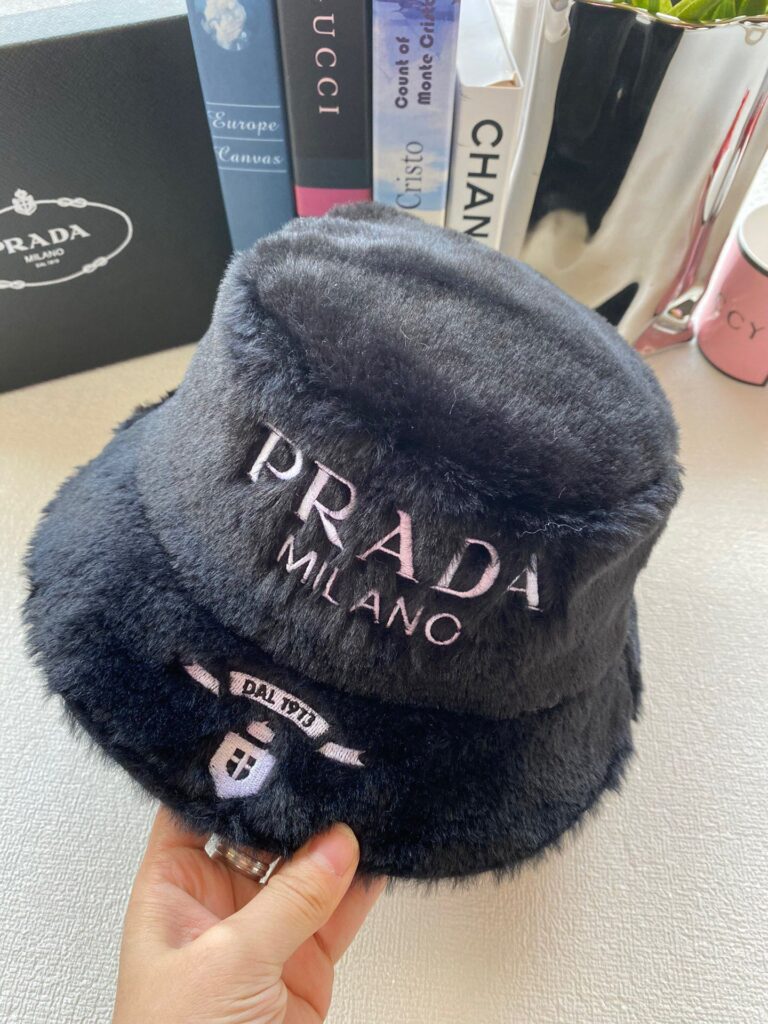 Prada Bucket Hats Wide-Brimmed Hats Black - Image 6