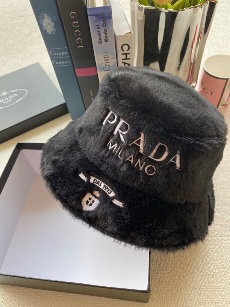Prada Bucket Hats Wide-Brimmed Hats Black - Image 7