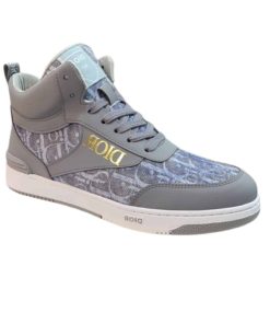 Dior B27 High Top Sneaker Gray Blue