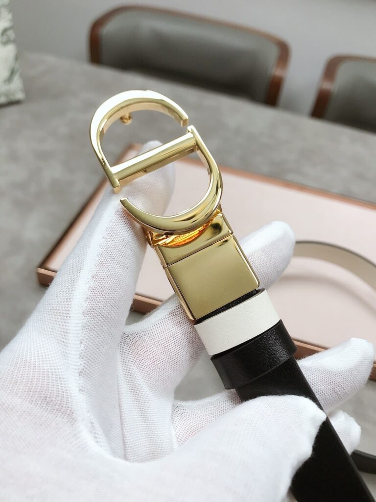 Dior 30 Montaigne Reversible Belt Black 2Cm B0178Uwga M911 - Image 2