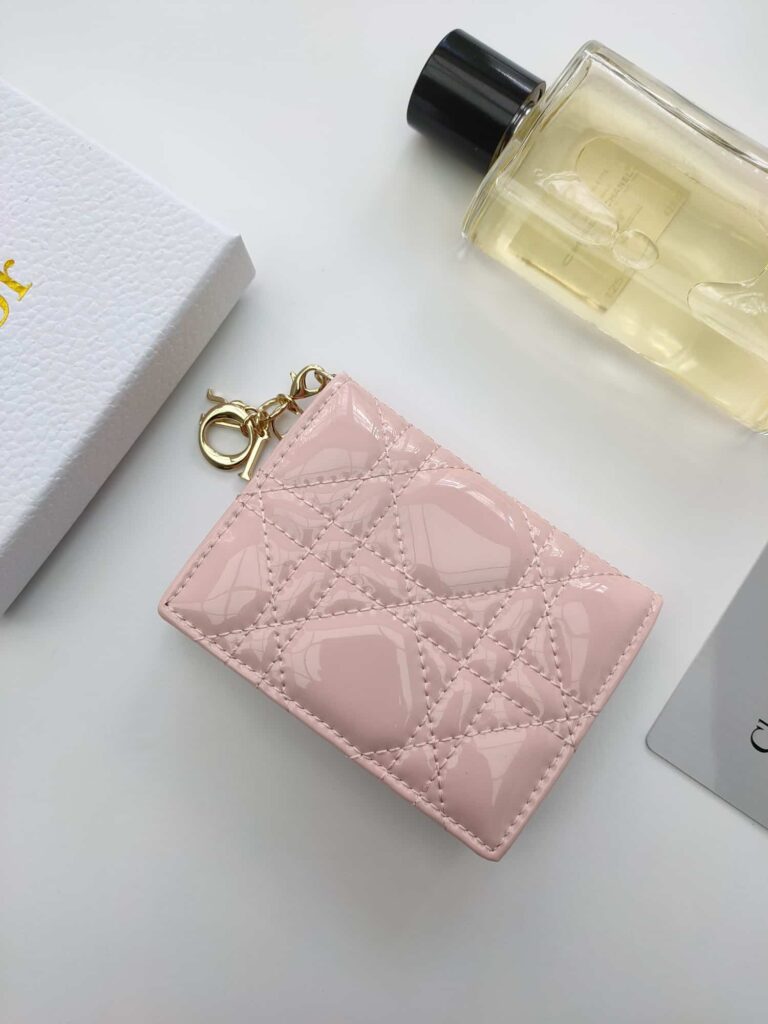 Dior Lady Mini Wallet Antique Pink 10.5Cm S0178Onmj_M77P - Image 6