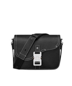 Dior Mini Saddle Bag With Strap Black 23Cm