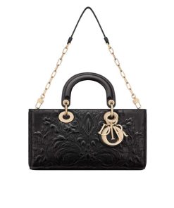Dior Medium Lady D Joy Bag Black 26Cm