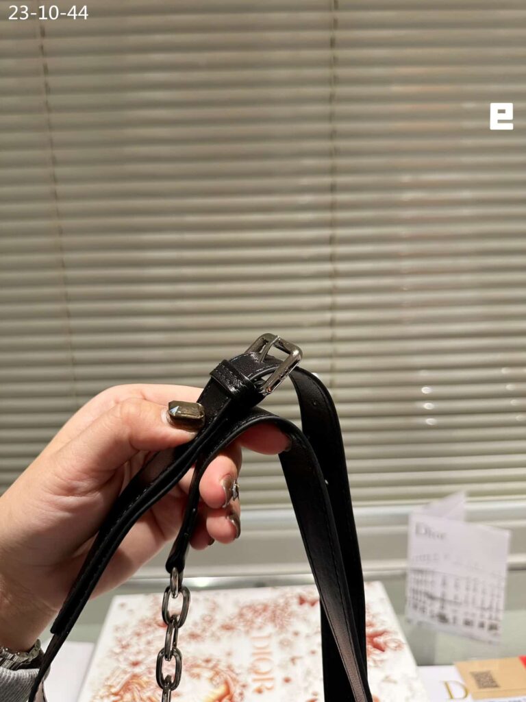 Dior Medium Lady D Joy Bag Black 26Cm - Image 8