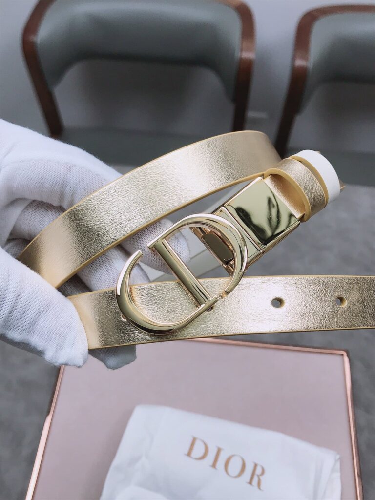 Dior 30 Montaigne Reversible Belt White 2Cm B0178Uwgb M01E - Image 2