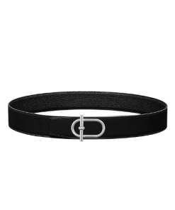 Hermes Reversible Leather Belt Black 38Mm