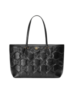 Gucci Gg Matelass? Leather Medium Tote Bag Black 631685 Um8Ig 1000