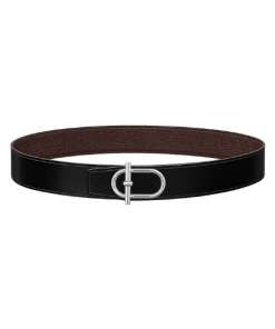 Hermes Reversible Leather Belt Dark Brown 38Mm
