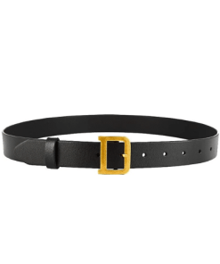 Dior Leather Belt With D Logo Black 35Mm
