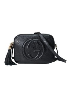 Gucci Soho Small Leather Disco Bag Black 308364 A7M0G 1000