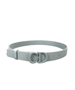 Dior 30 Montaigne Leather Belt Grey 2Cm