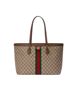 Gucci Ophidia Medium Tote Bag Beige And Ebony 631685 96Iwb 8745