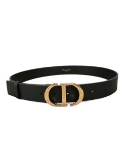 Dior 30 Montaigne Leather Belt Black 3.5Cm