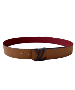 Louis Vuitton Initiales Belt In Brown 4Cm