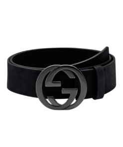 Gucci Selleria Leather Belt Black 4Cm 368186 Bgh0V 1000