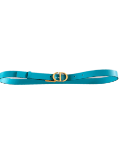 Dior 30 Montaigne Reversible Belt Blue 2Cm B0178Uwga M808