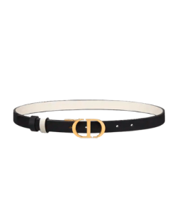Dior 30 Montaigne Reversible Belt Black And White 2Cm B0178Uwga M911