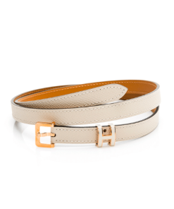 Hermes Leather  Belts Pop H White 15Mm