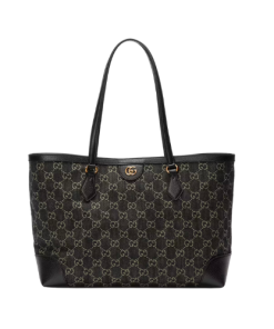 Gucci Ophidia Medium Tote With Web Black 631685 Un3Bg 1274
