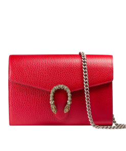 Gucci Women'S Dionysus Gg Supreme Chain Bag Red 401231 Caogx 8990
