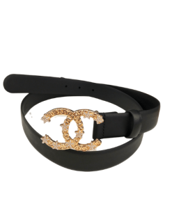 Chanel Belt Double C Pearls 28Mm