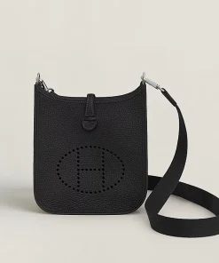 Hermes Evelyne 16 Amazone Black Bag 16Cm H069426Ckav