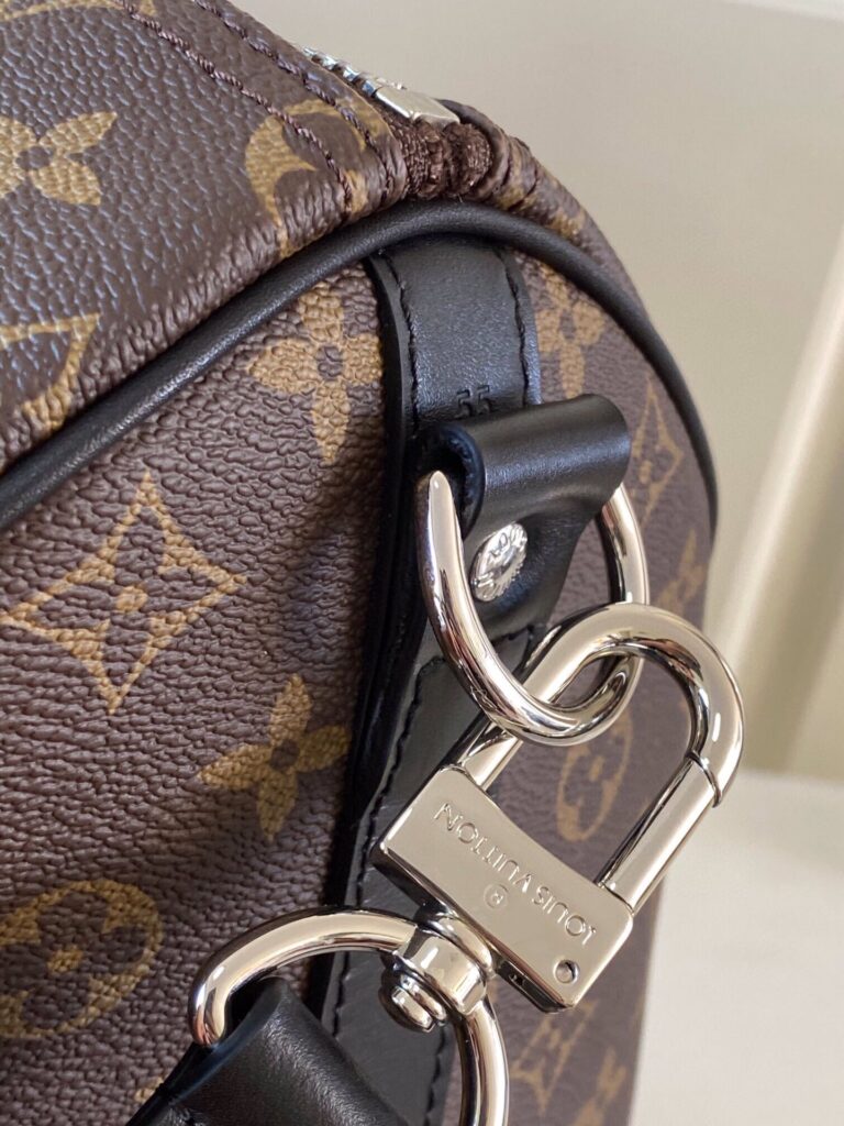 Louis Vuitton Keepall Bandouli?re 55 Monogram Macassar M56714 - Image 8