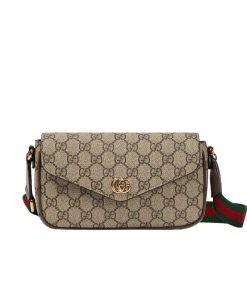 Gucci Ophidia Mini Bag Brown 22Cm