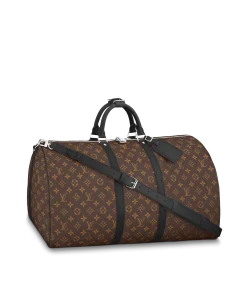 Louis Vuitton Keepall Bandouli?re 55 Monogram Macassar M56714