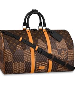 Louis Vuitton Keepall Bandouliere Damier Ebene 50Cm N40360