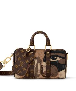 Louis Vuitton Keepall Bandouli?re 25 Brown 25Cm M46678