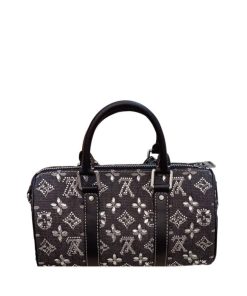 Louis Vuitton Keepall Bandouli?re 25 Bag Crystal Monogram Black 25Cm